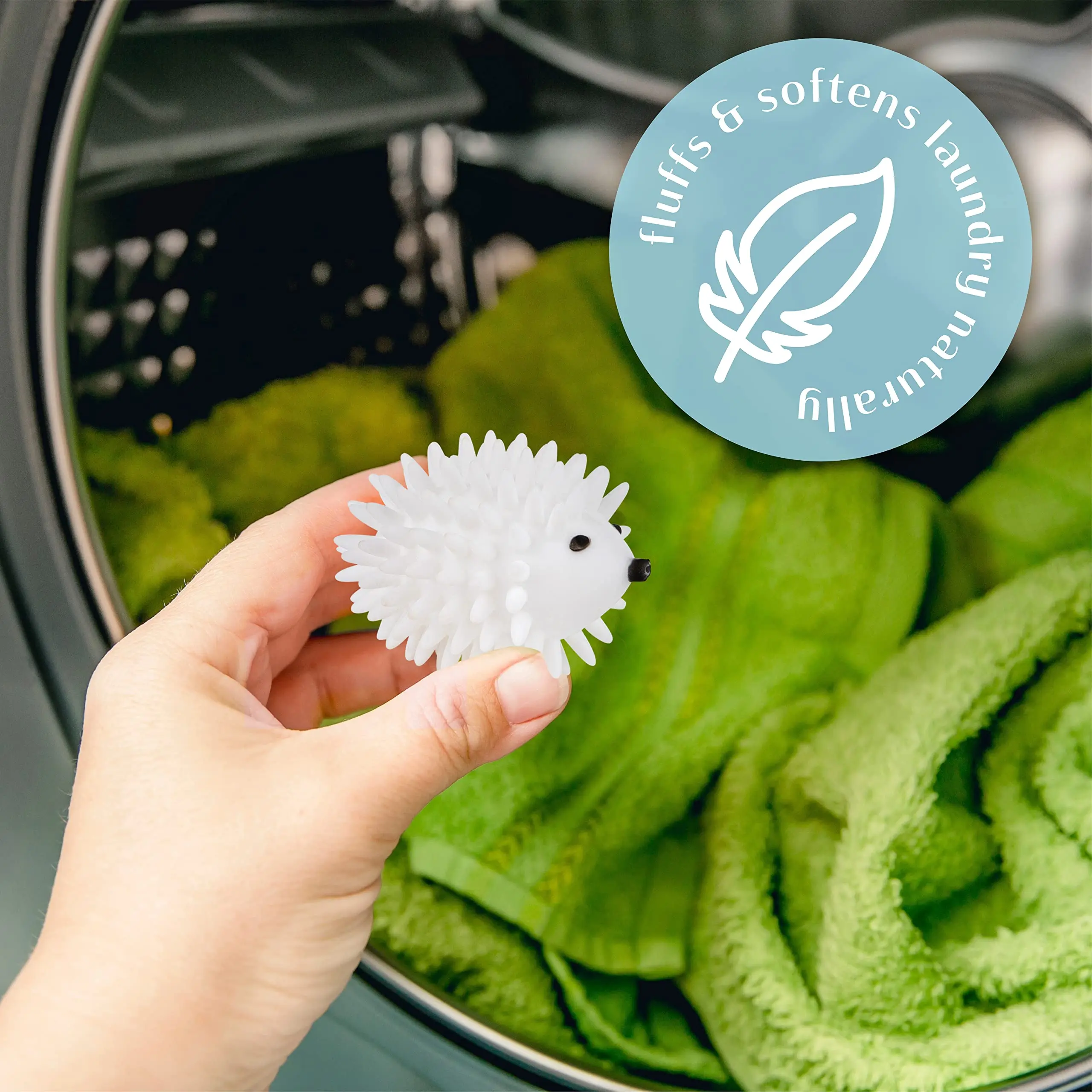 Hedgehog Reusable Laundry Washing Machine Balls for Washing Machine Anti Static Porcupine Sweater Fabric Softener Wrinkles