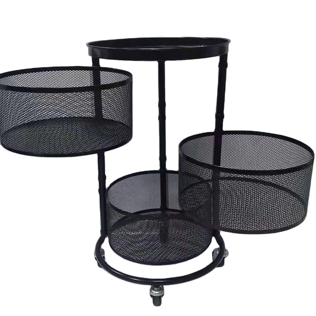 Dependable Performance Stable Quality Delicate Colors Rotating Vegetable Corner Shelving