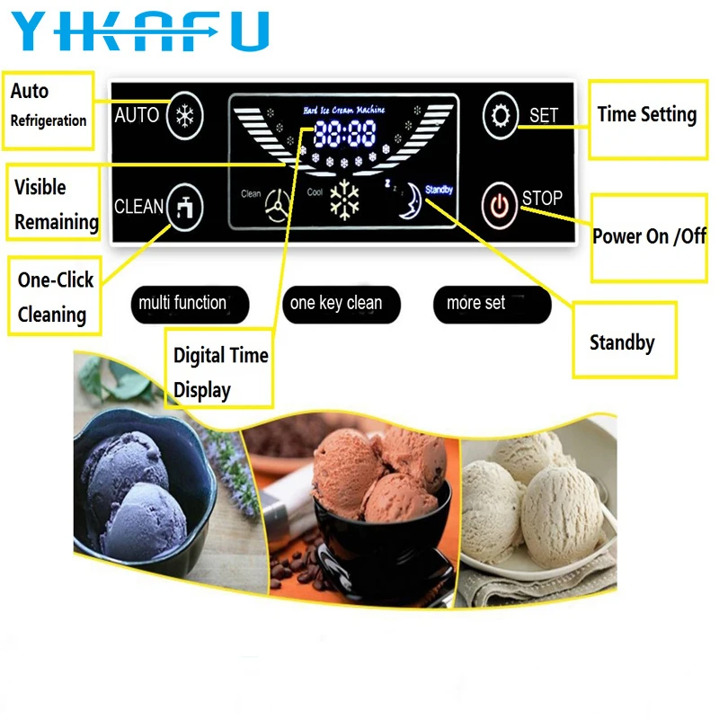 Processing With Supplied Drawings Personalized commerical hard ice cream machine