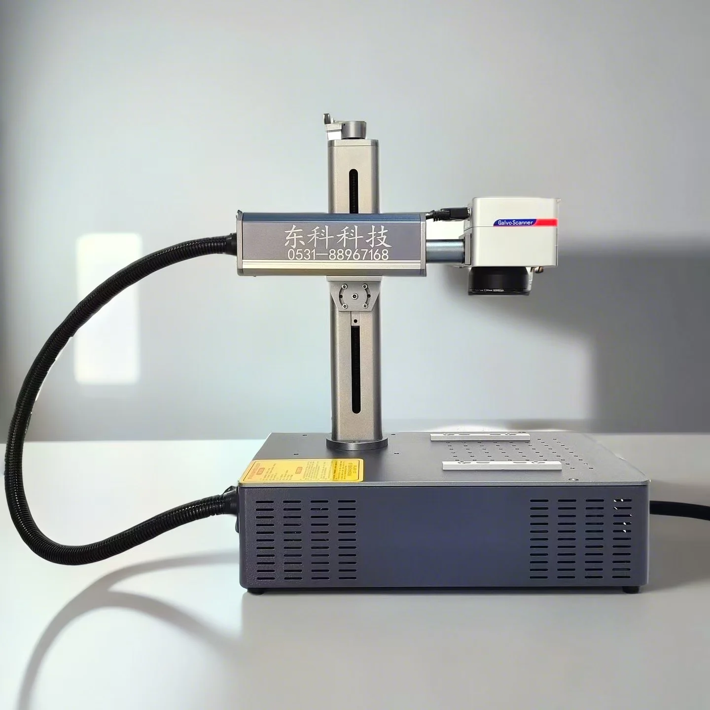 Hot Sale 30W Mini Fiber Laser Marking Machine New Condition Pulsed Laser source Metal tag  ID Cards home use machine