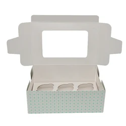 Wholesale Custom White Kraft Paper Bakery Cakebox Dessert Wedding Favor Cupcake Packaging Cake Box In Bulk