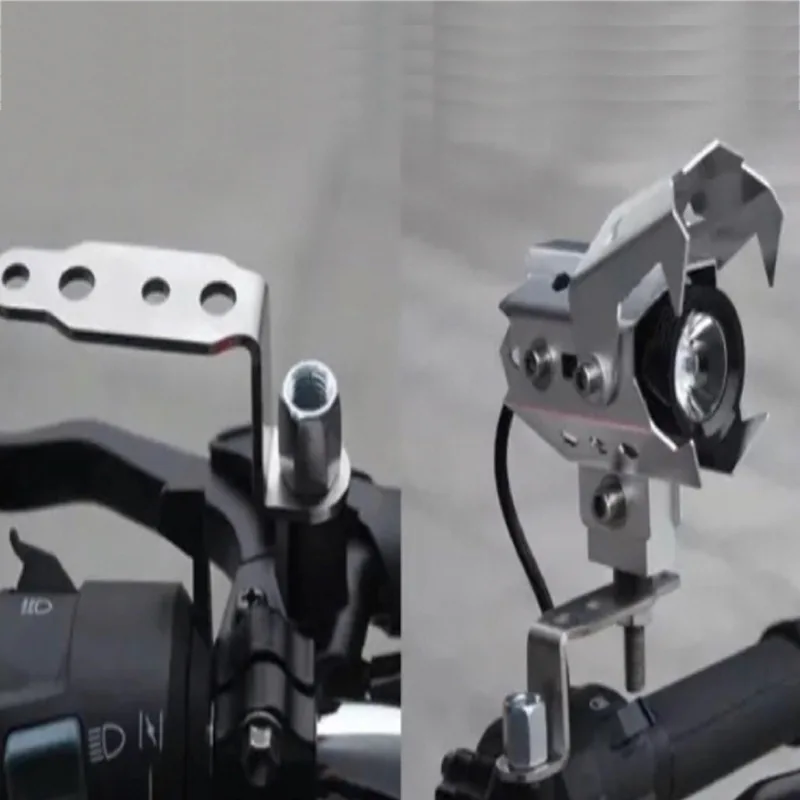 Aluminum Alloy Motorcycle Modification Accessories Head Light Brackets Rearview Mirror Lamp Bracket Extension Bracket