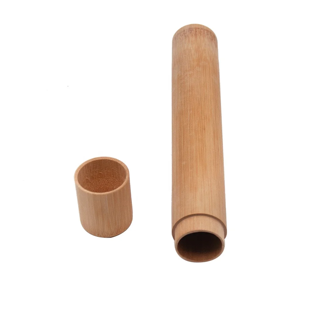 Wood Bamboo Toothbrush Case, toothbrush Container