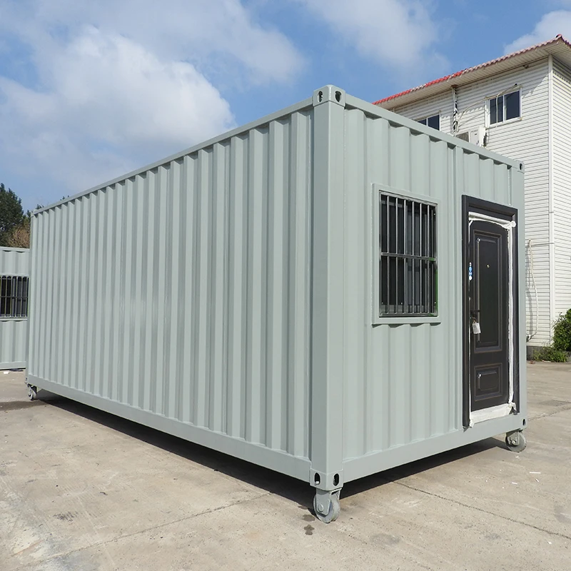 Steel commercial storage container hurricane proof prefab modern houses container houses for sale