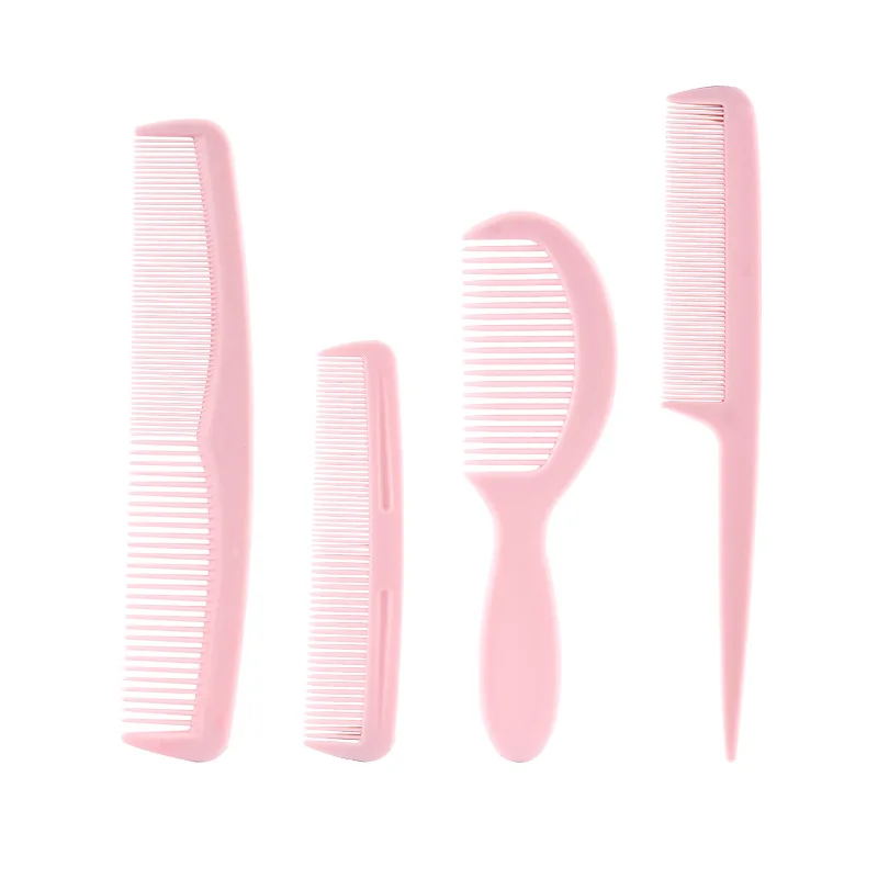 New arrival makeup hair styling tools 4 pieces as 1 set massage straight hair comb sets for hairdressing salons