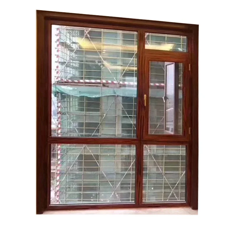 
Latest design french casement window hardware aluminium horizontal double glazed windows Soundproof casement window 
