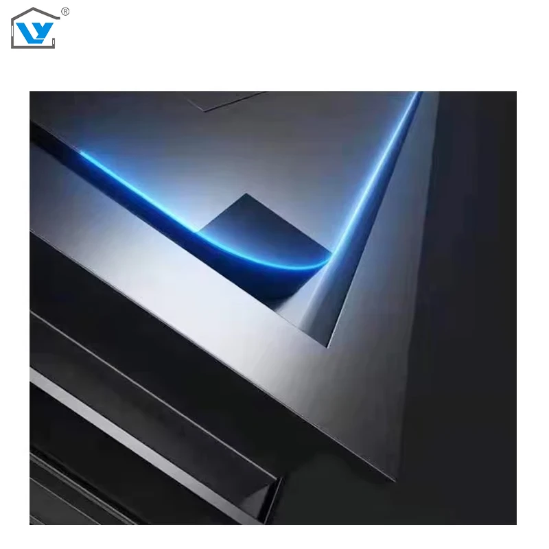 Customizable Modern Triple Pane Aluminum Alloy Sliding Casement Windows Heat Insulation Swing Open Horizontal Folding Villas