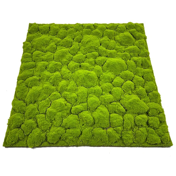 Small 30cm Artificial Moss Lawn Artificial Panel Grass Wall Decor Wall Green Artificial Moss For Backdrop Decoration