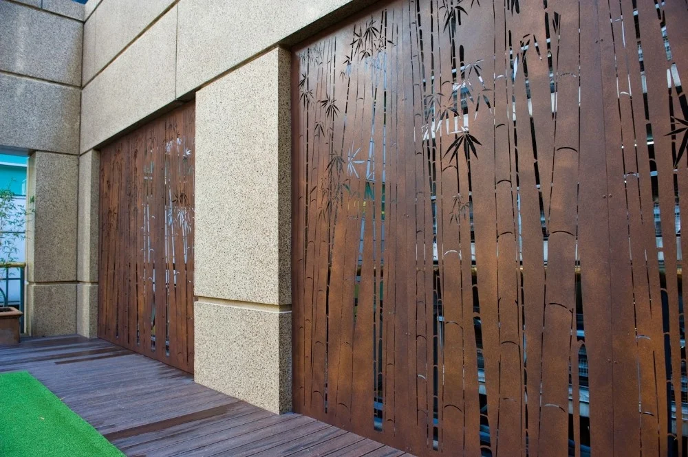 perforated metal sheet for fencing