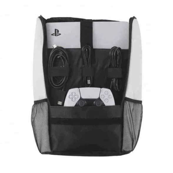PS5 Travel Bag  Controller, PS5, Wire & Headphones Light Weight & Breathable Double Stitched Straps PS5 Console Bag