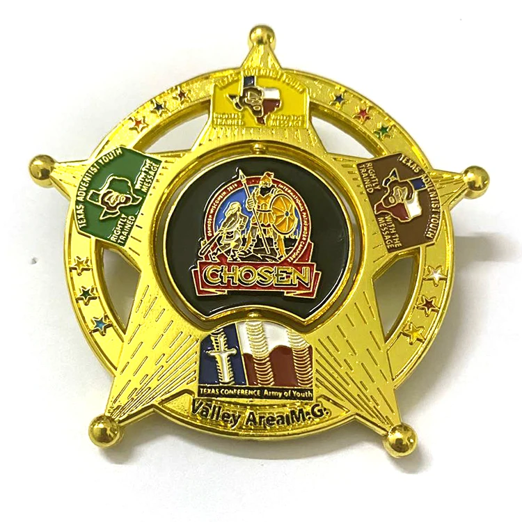 custom logo fashion Metal brand name plate