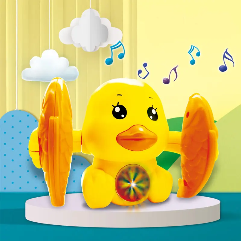 New Magic Somersaults Penguin Plastic Tumbling Duck Light Music Baby Electronic Toys