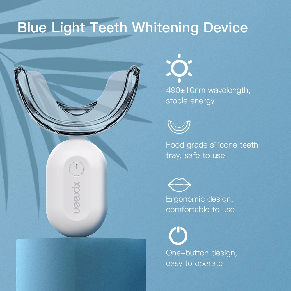 China Non Peroxide Custom Logo Private Label Wireless Dropshipping Home Use Snow Smile 2022 LED light Teeth Whitening Kit