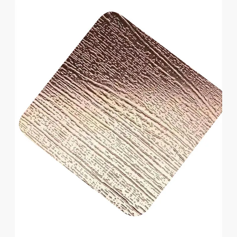 Customize the pattern 1.2mm 3d diamond shape embossed stainless steel sheets pvd plating decorative 4x8 wall panels