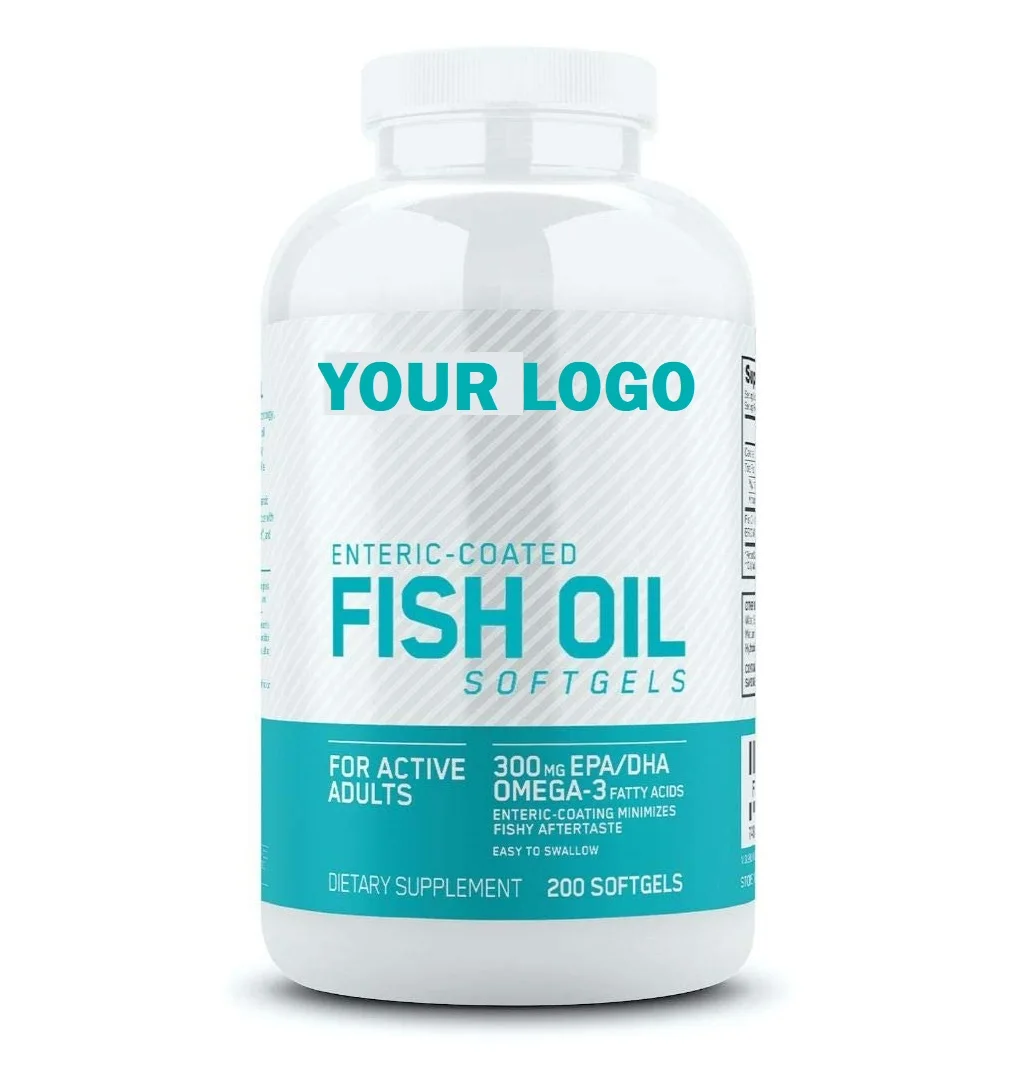 Энтероидное халяльное глубоководное Рыбное масло Softgel Omega 3 OEM