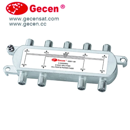 Разветвитель Gecen SAT 8-Way GS01-08 HFC/Docsis 3,1