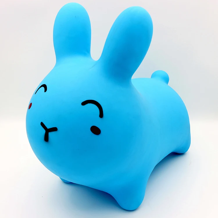 Blue cute soft animal toy funnel animal elastic animal toy wholesale