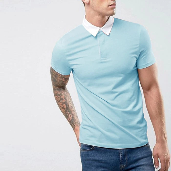 Best Quality Colorful Cotton Soft Golf Polo Shirt for Men