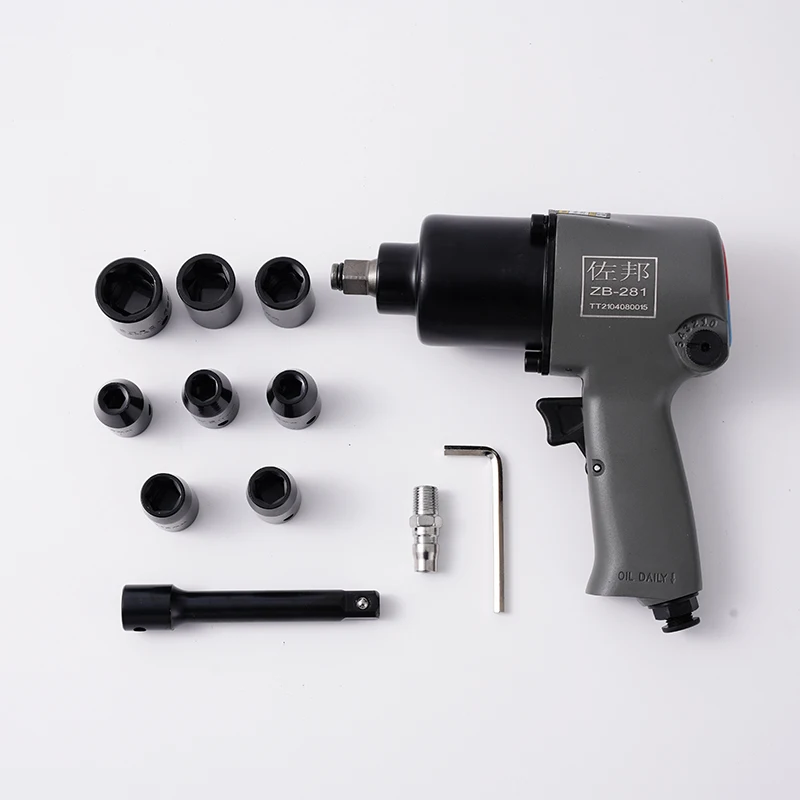 Adjustable Functional Repair Air Tools Pneumatic Air Impact Wrench Set