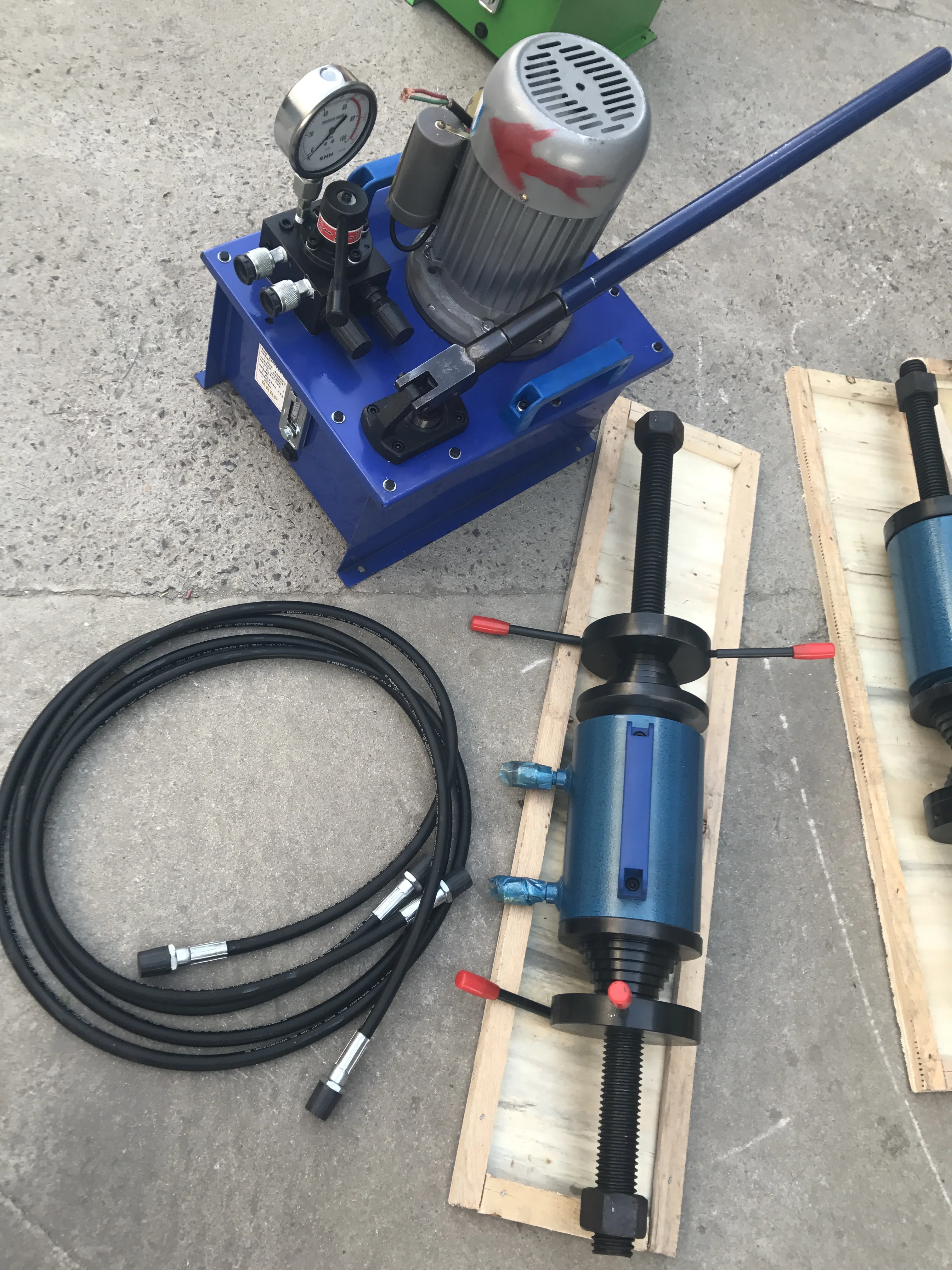 70T hand electric integrated press sleeve tool Construction Machinery Bushing Repairing Press Machine Portable Pressing Machine