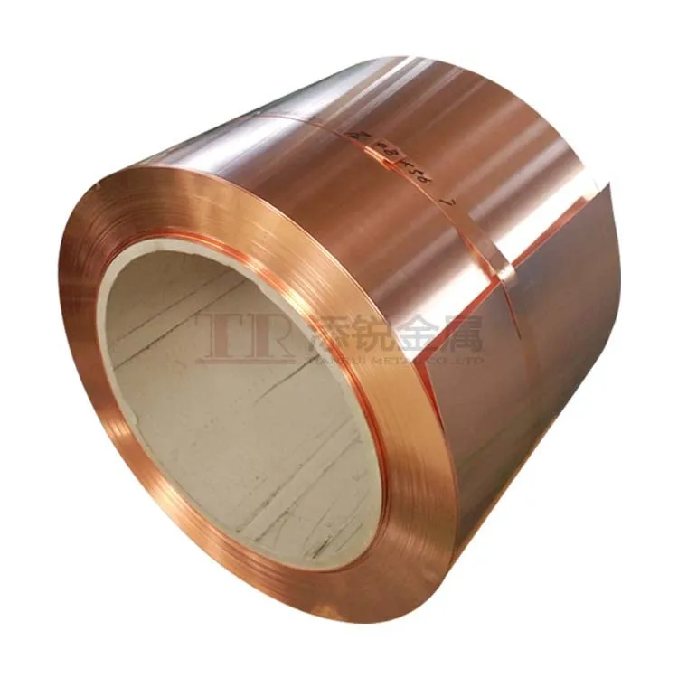 Хорошая скидка ASTM Tp2 C10100 C10200 C95800 C27000 медная катушка фиолетовая полоса