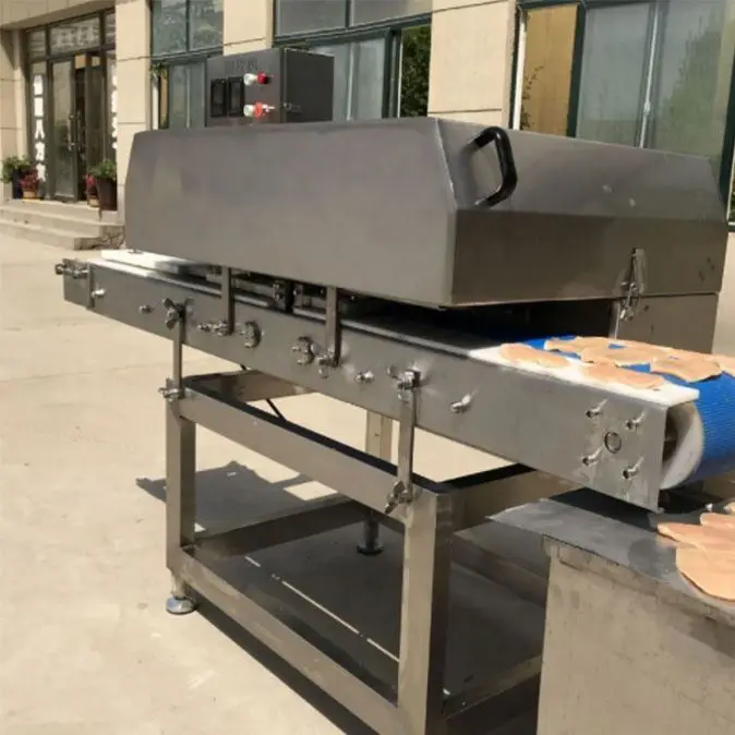 304 stainless steel belt conveyor Chicken Breast Filleting Machine small chicken breast horizontal fresh meat slicer