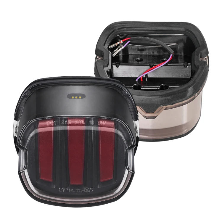 Car Styling Taillights Led 3rd rear waring Tail Light Brake light Waterproof Red Color  For Harley Davidson