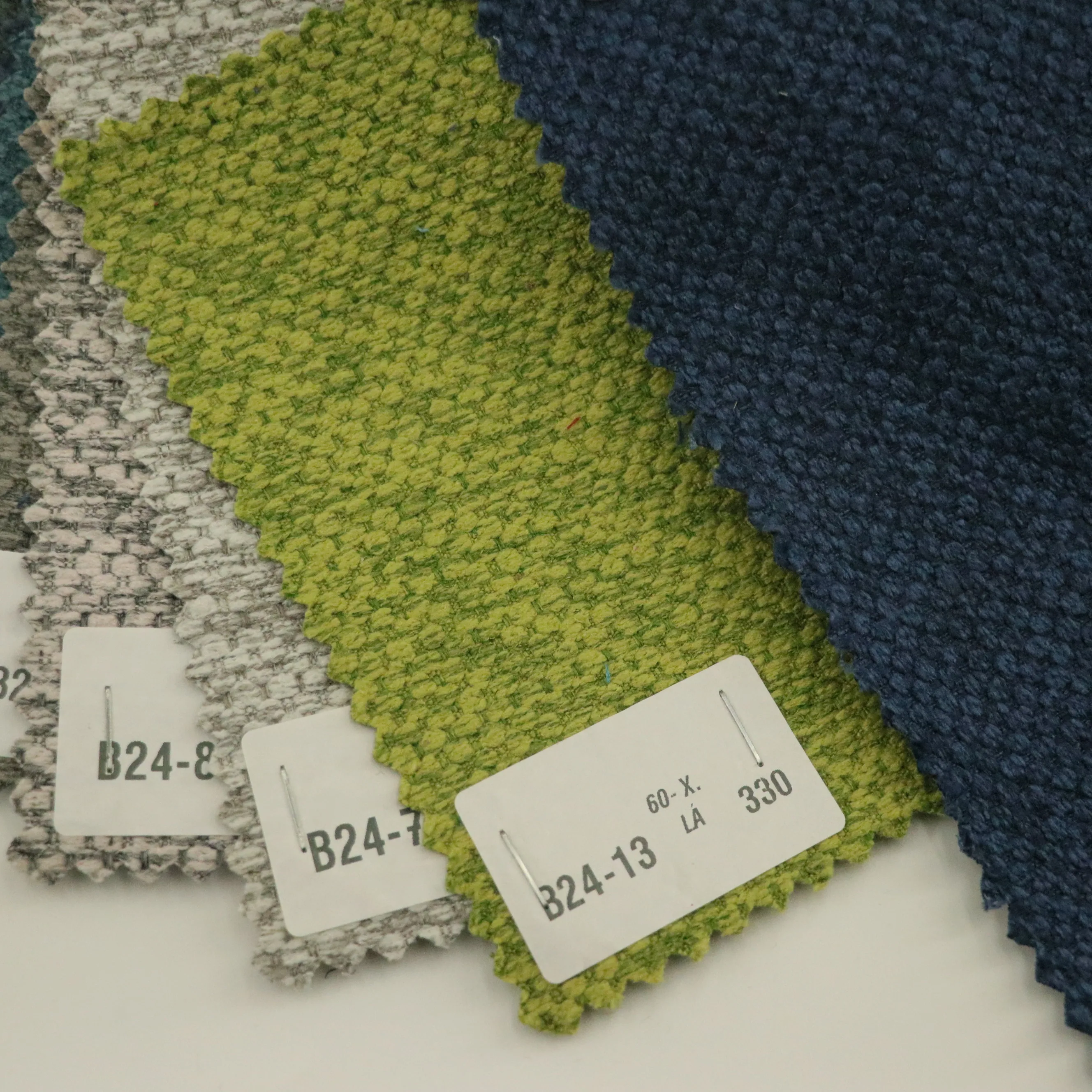 B24 Multile Colors Polyester Vietnam Stock Woven Jacquard Fabric for Sofa Pillows