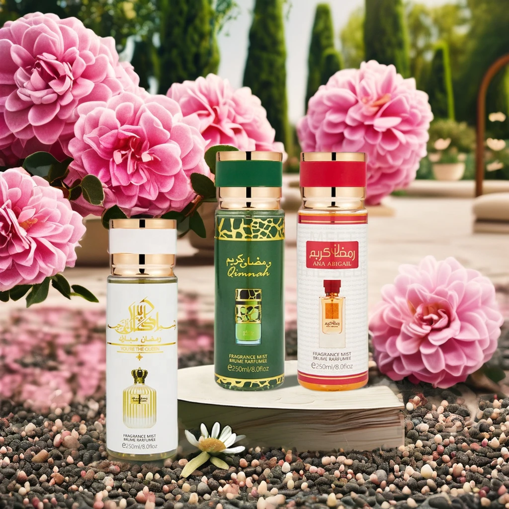 Hot sale Dubai style body spray perfume Arabian fragrance mist deodorant for women