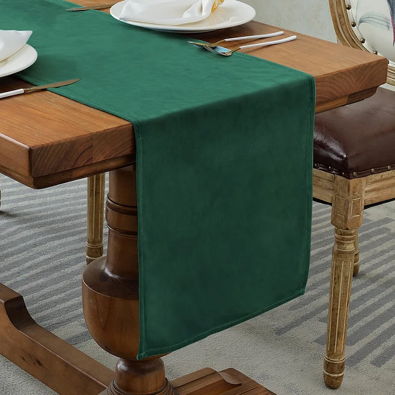Custom design wholesale table runner luxury 100% polyester woven table runners