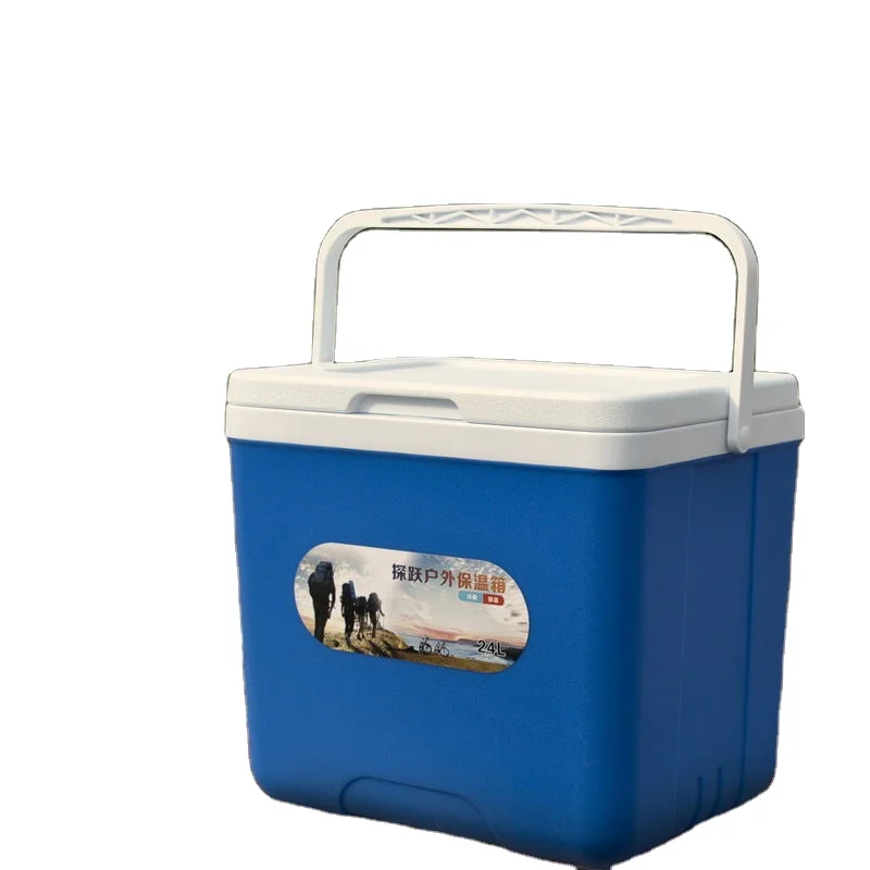 low price promotion mini blue and red 16l blood vaccine plastic cooler box beer can drinking ice cooler box with handle