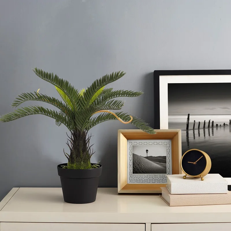 50cm Height Cycas Palm Artificial Plant Cycas revoluta Home Indoor Decoration