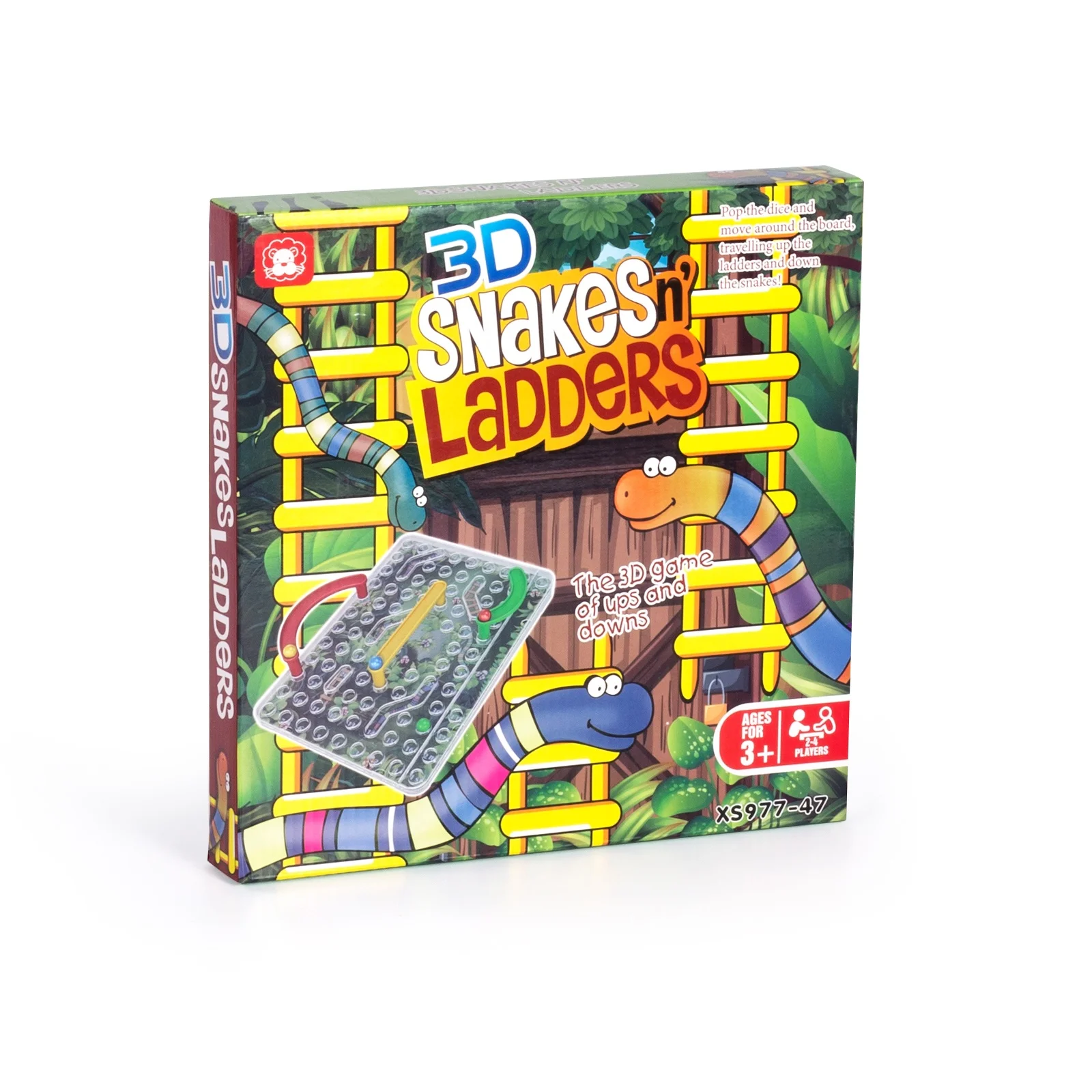 Snakes Ladders Puzzle Family Game Children Funny Table Game