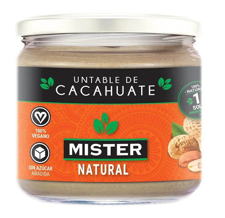 100% All-Natural The Deliciously Smooth One-Ingredient Peanuts Butter Food Sauce