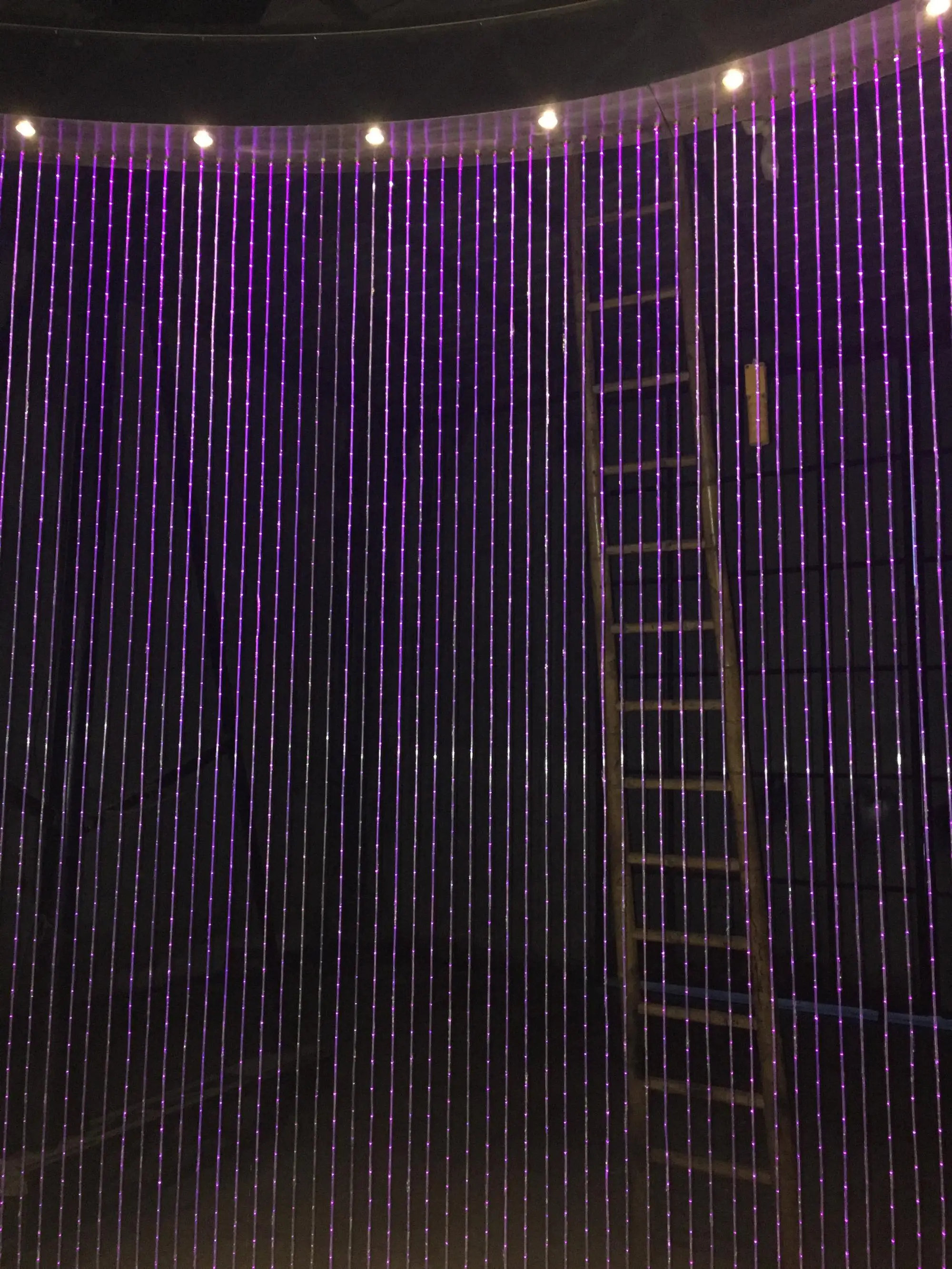 Outdoor or Indoor Colorful Flash Water Wall Digital Water Curtain Fountain