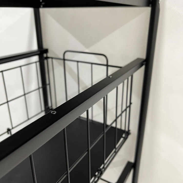 GOURMAID Kitchen storage 3 Tiers Metal Wire Countertop Fruit Bread Basket