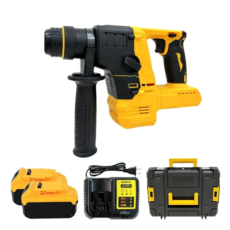 dcb battery Cordless Electric Hammer Drill 4800ipm Brushless Rotary Hammer Drilling Chiseling Tool for Makita 18V Battery