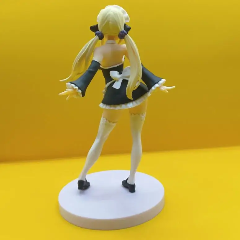 4 Styles Toys Manga Figurine Fairy Tail Lucy Sexy Girls Miss Maid Outfit Cartoon Model Statues PVC Anime Figure