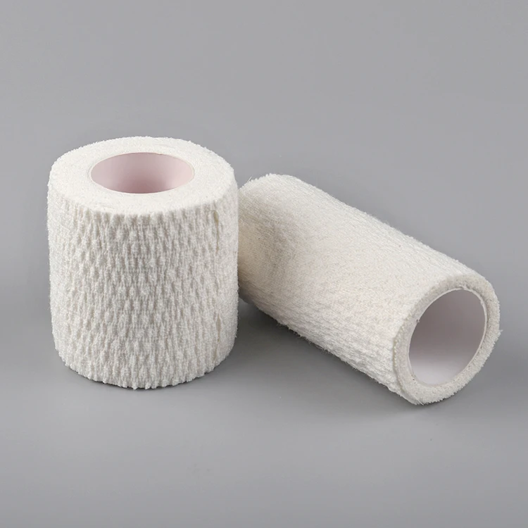 Оптовая продажа Высококачественная Водонепроницаемая хлопковая клейкая эластичная повязка для фиксации