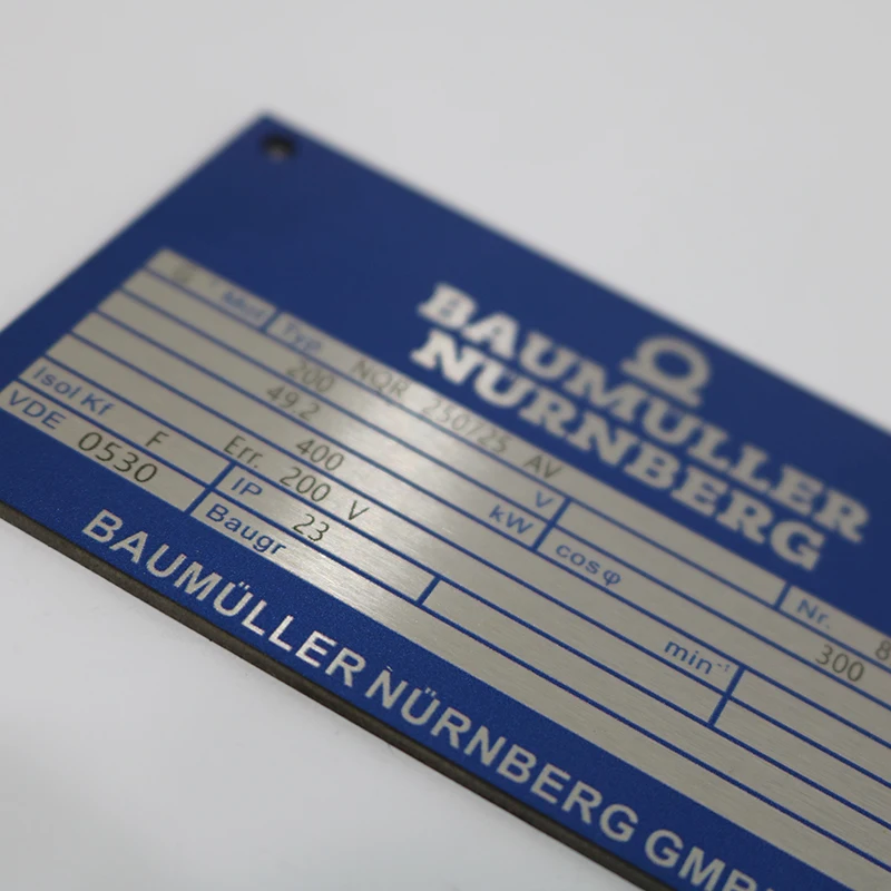 Customized Carved Nameplate Metal Name Plate Engraved Aluminium Nameplate Printing Signs