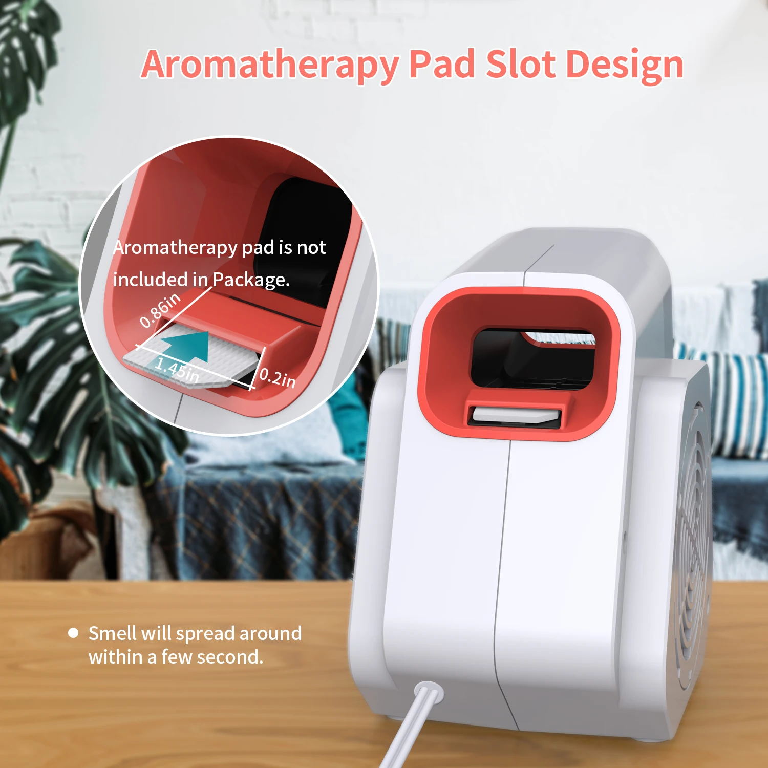 Home Cheap Personal Electric Aroma Diffuser Leafless Bladeless Room Table Fan for Baby Children Kids