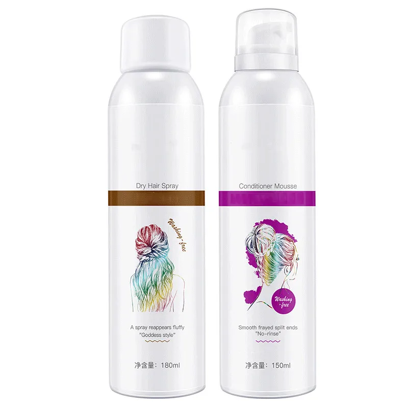 private label Wholesale dry hair shampoo and conditioner organic custom hair spray