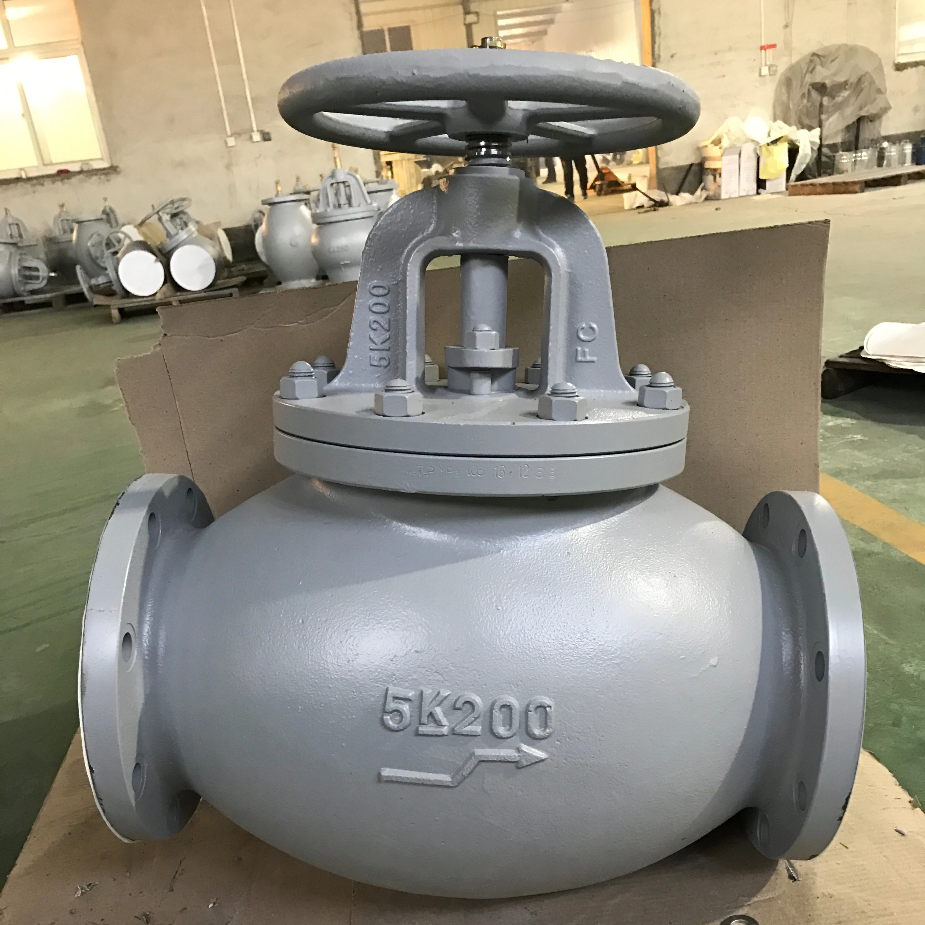 JIS F7305 MARINE CAST IRON GLOBE VALVE 5K