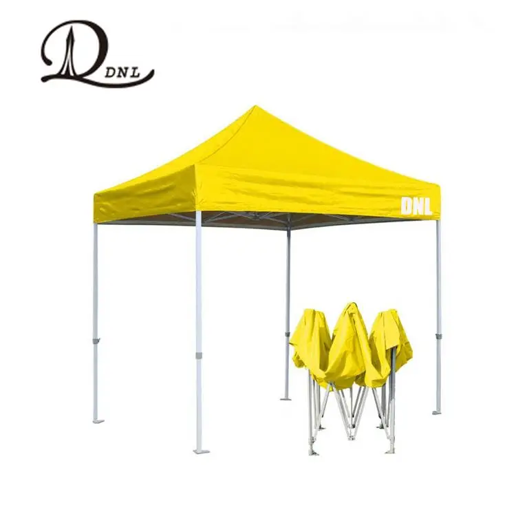 Cheap Portable 3x3 Folding Pop Up Gazebo With Side Walls Printed Canopy Tents For Trade Shows Steel Outdoor Waterproof/