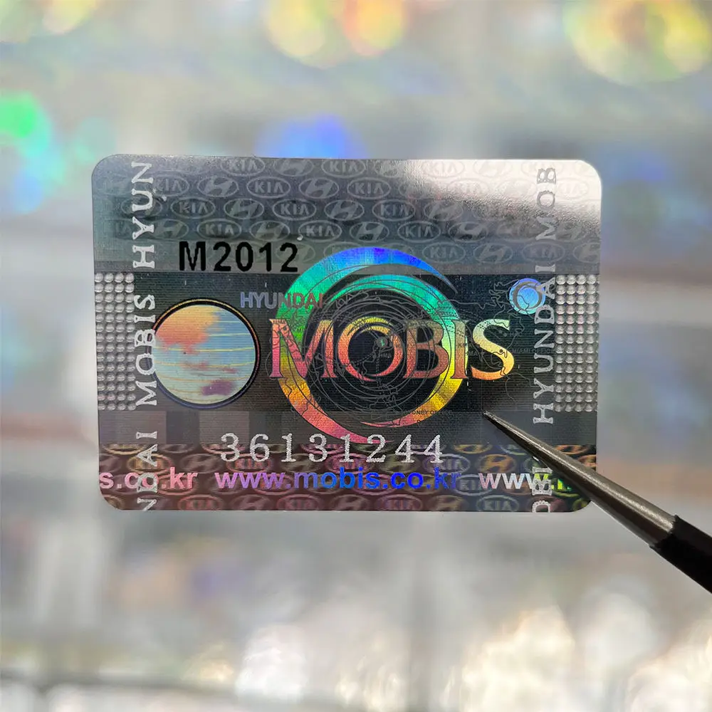 Hologram Security Code Sticker Sheet Label for High Counterfeiting Security Equipment Easy Use Foil Stickers in Guangzhou