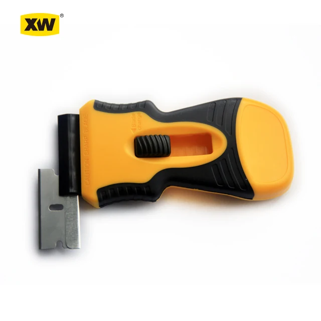 
TPR grip mini ABS easy change blade window cleaning scraper 