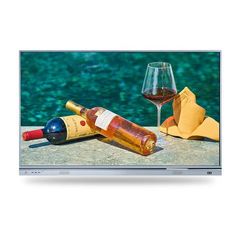 Android 9.0 65 75 85 86 Inch LED Panel Touchscreen All in One Interactive Flat Panel