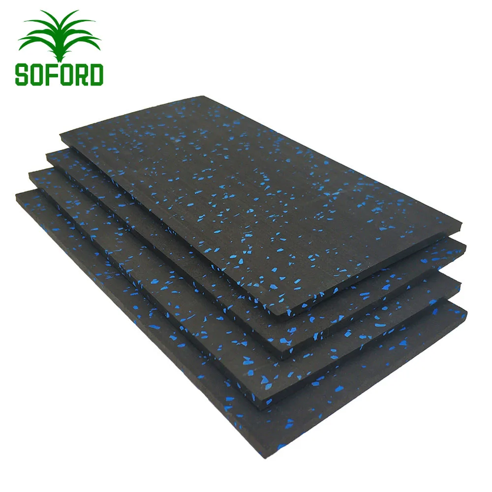 hot selling wear-resistant rubber roll floor Anti-slip shock absorbing roll for gym rubber roll mat for gym