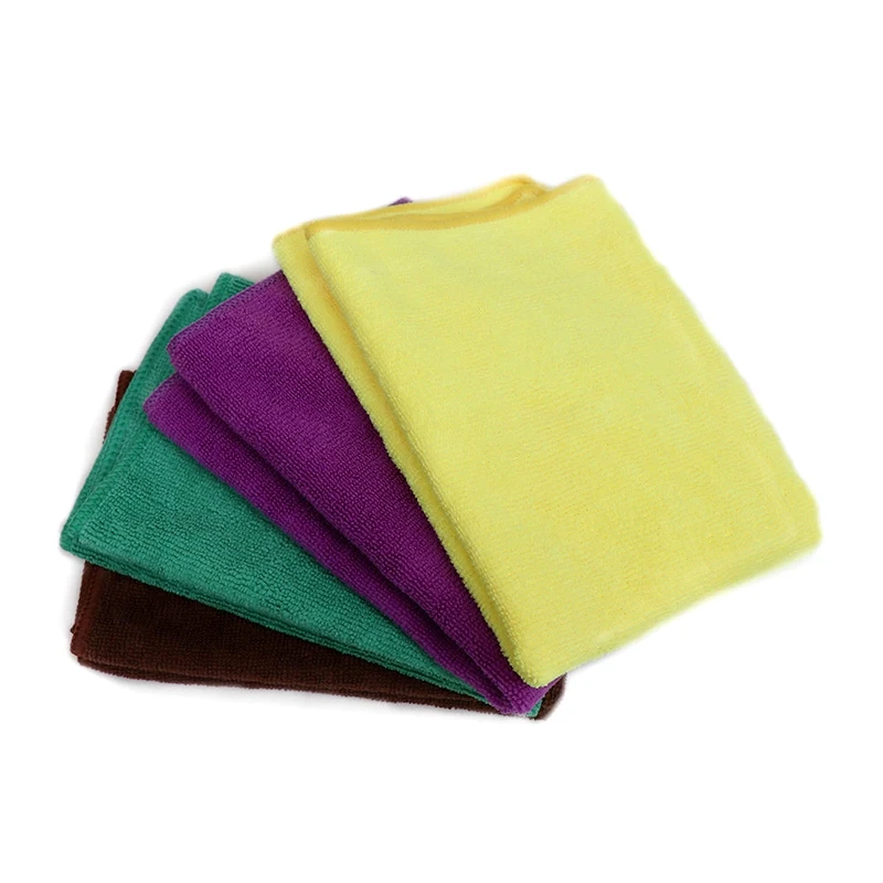 Clearance eco-friendly microfiber kitchen napkins towel 30x30 cm kitchen dish towel multicolor kitchen cleaning towel