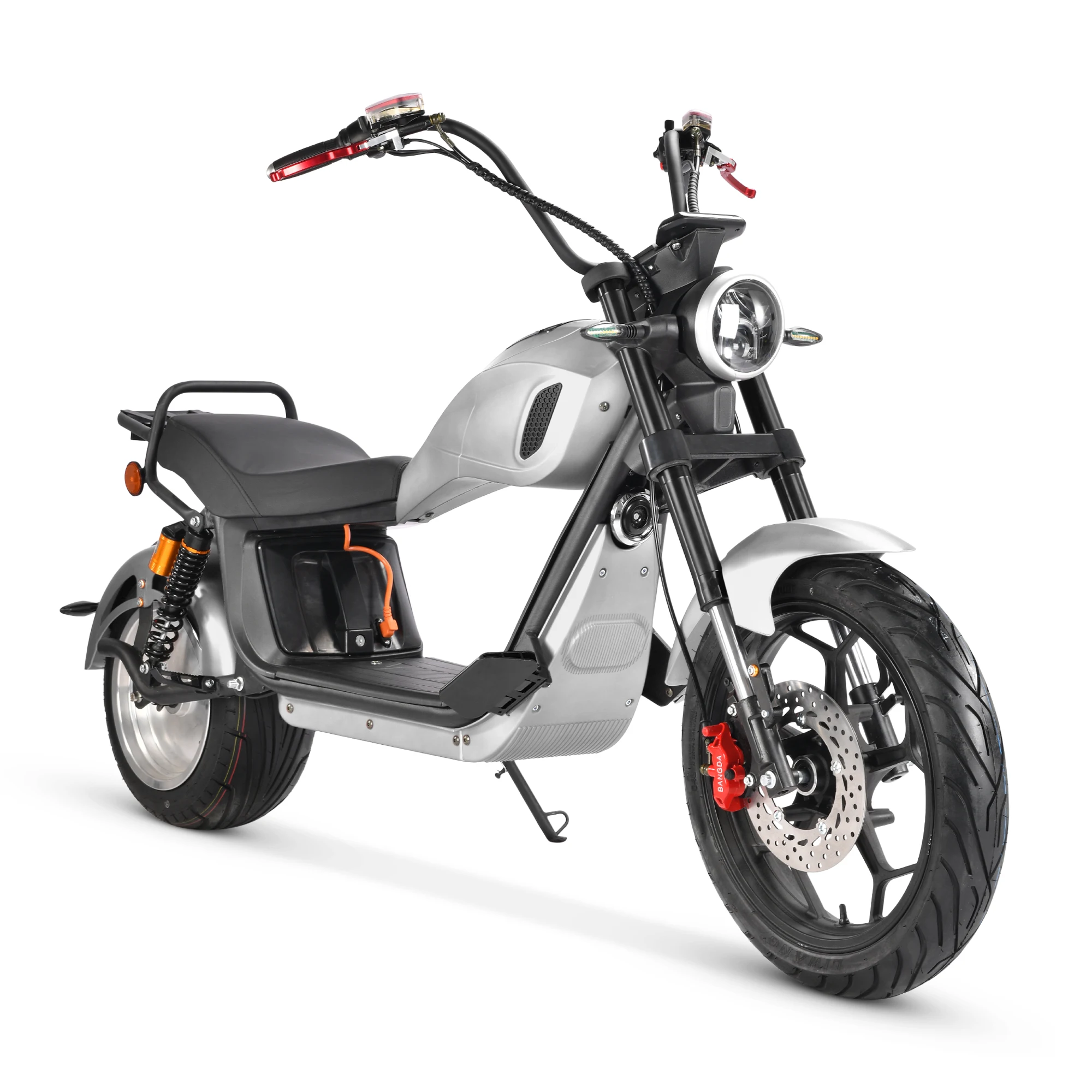 Amoto Hot sale products 2 Wheels 2000w 60v High Speed Fat Tire racing Electric Scooter Citycoco motorcycle adult